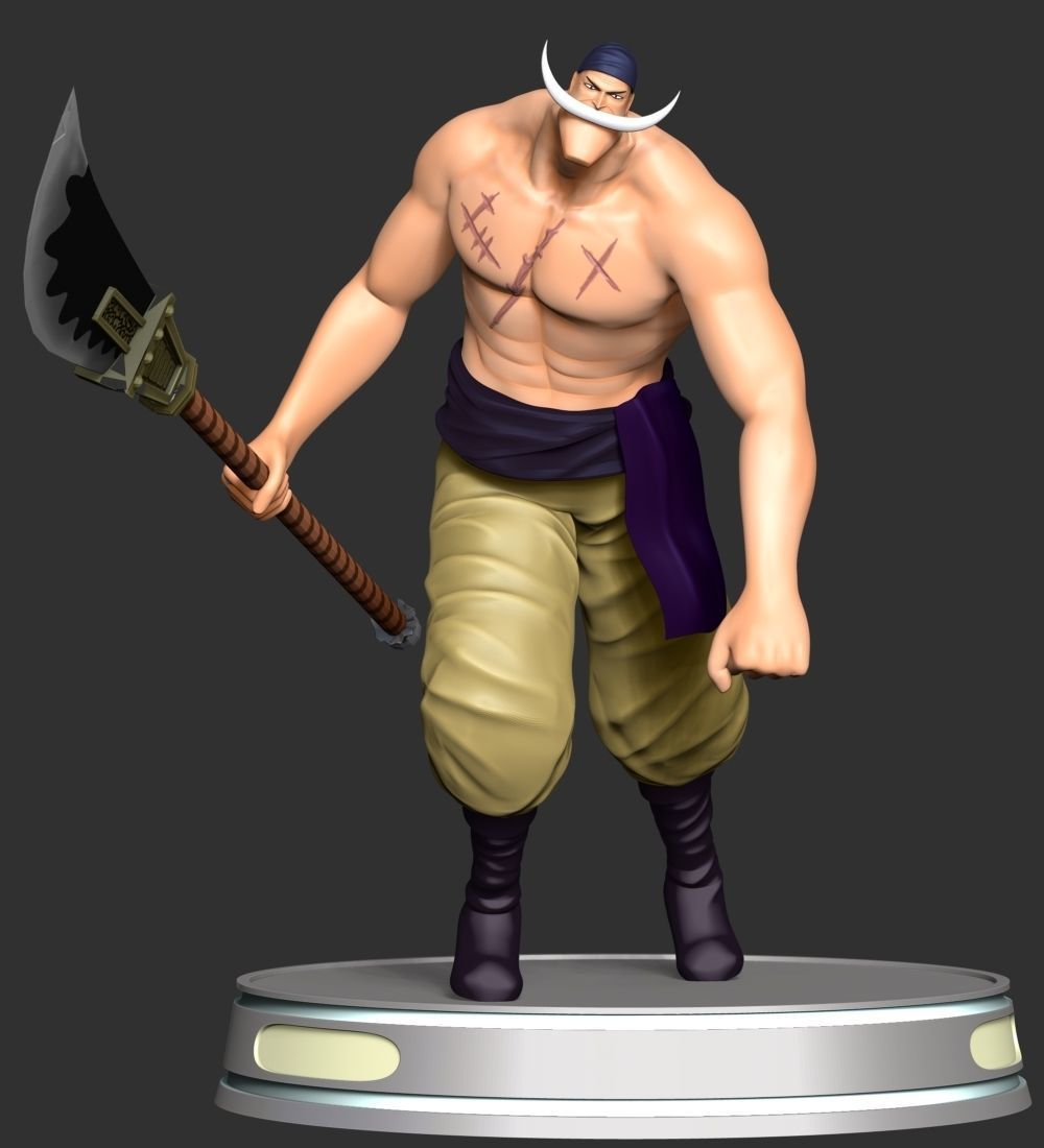 One Piece - Edward Newgate 3D print model_1