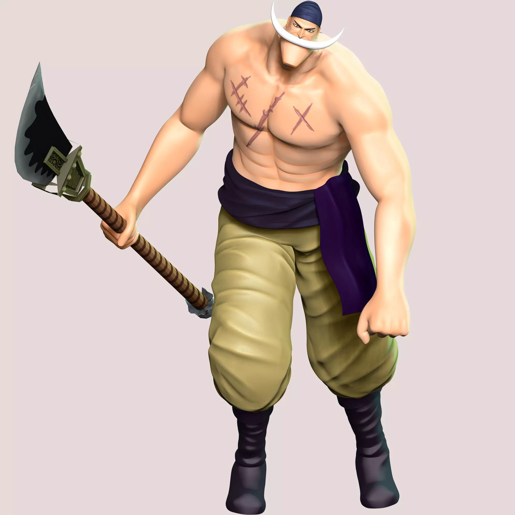 One Piece - Edward Newgate 3D print model_0