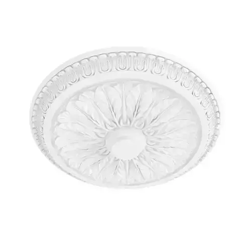 Custom CLASSIC WHITE ROUND CEILING MEDALLION Rosette 