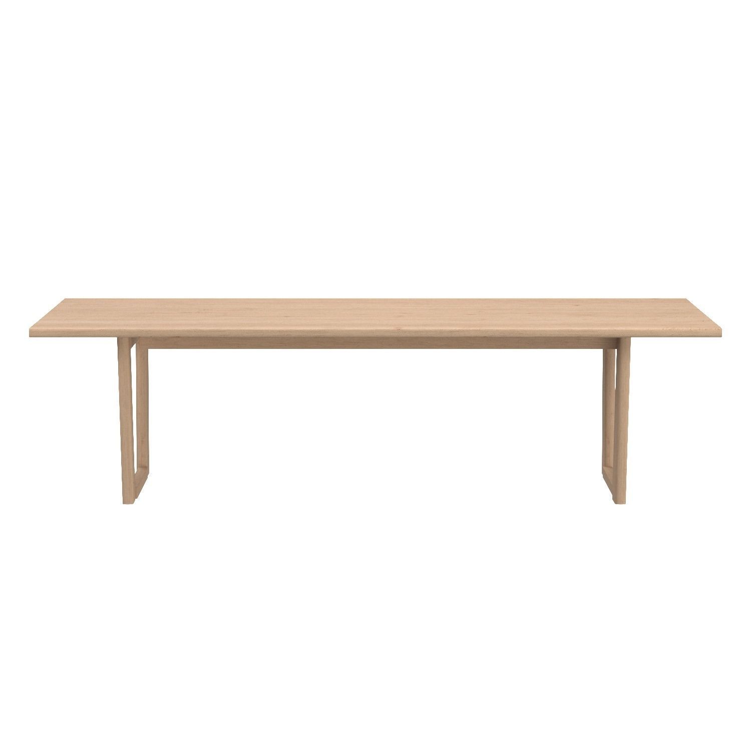RH Mesa Teak Rectangular Dining Table 3D model_4