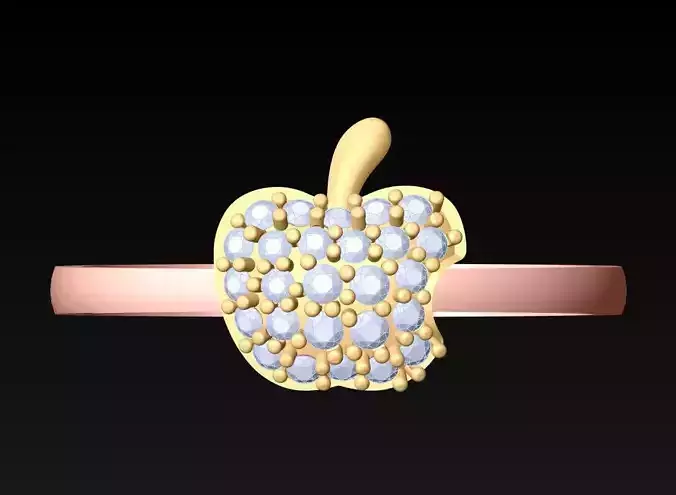 Apple Ring - Womens Rings - SN791