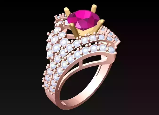 Diamond Ring - Womens Rings - SN799