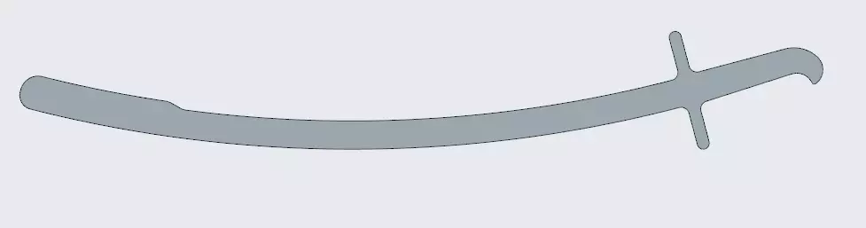 Saber simulator 3D model_0