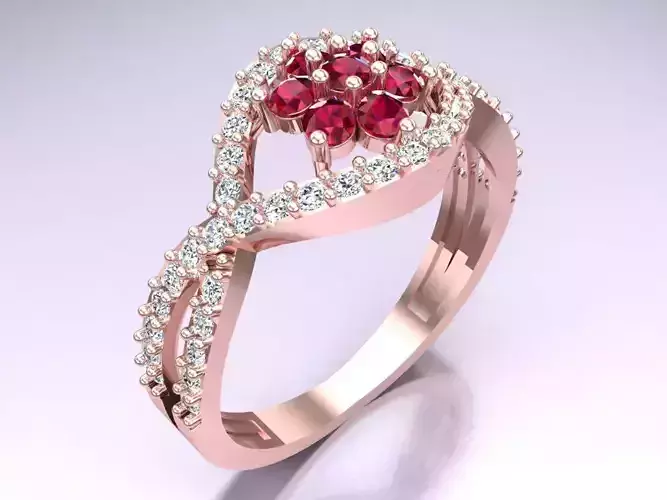 Diamond Ring - Womens Rings - SN821