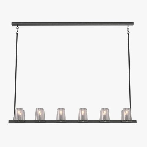 Pauillac Linear Chandelier 60 3D model