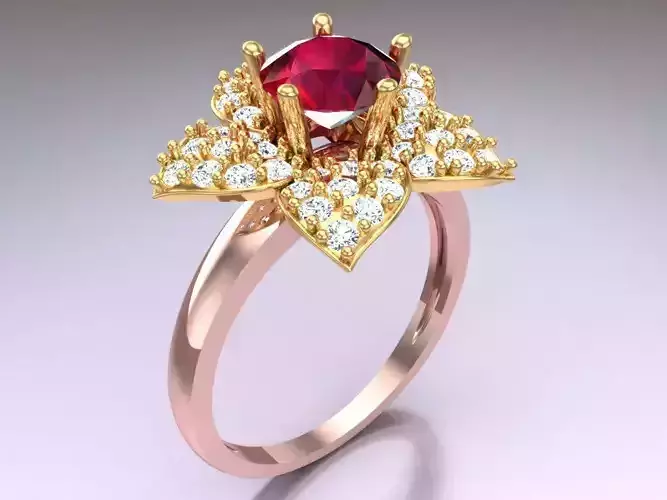 Flower Rings - Womens Ring - SN829