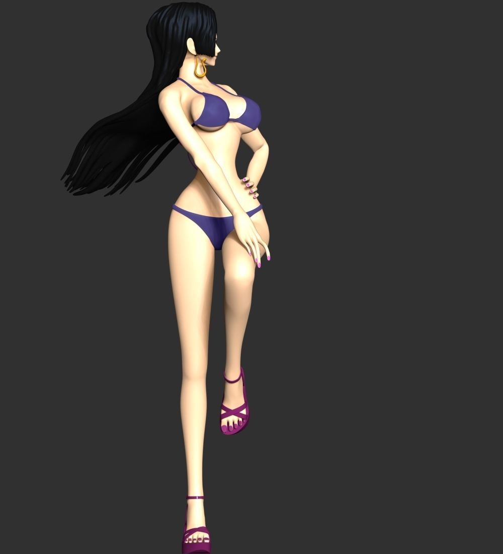 One Piece - Boa Hancock Swimsuit 3D print model_8