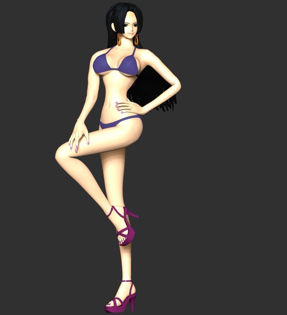 One Piece - Boa Hancock Swimsuit 3D print model_2