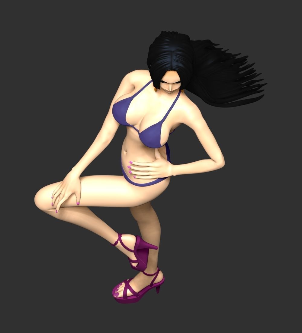 One Piece - Boa Hancock Swimsuit 3D print model_6