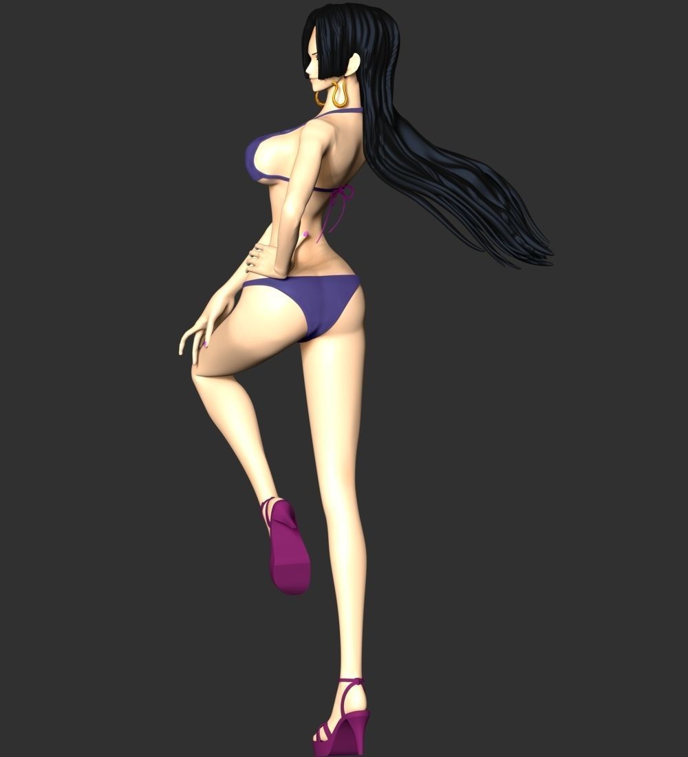One Piece - Boa Hancock Swimsuit 3D print model_9
