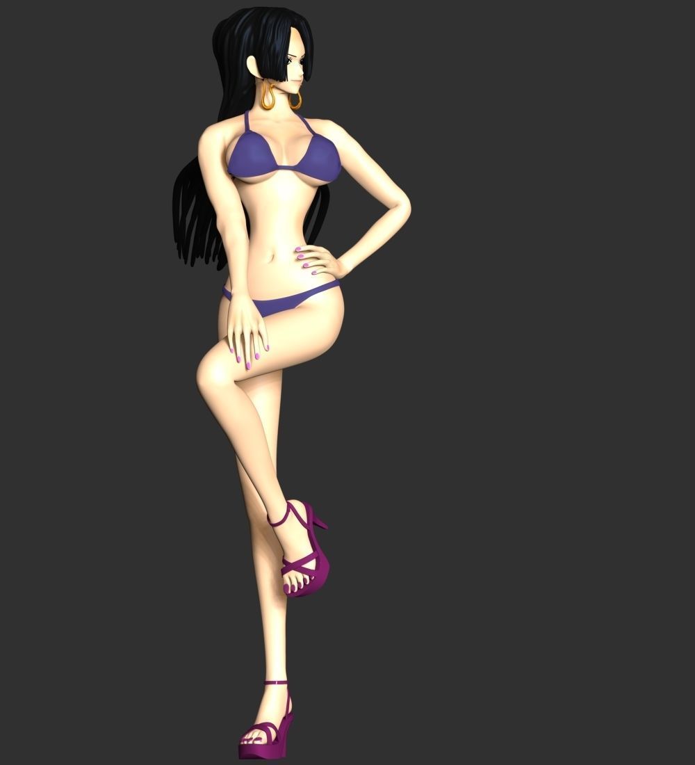One Piece - Boa Hancock Swimsuit 3D print model_5