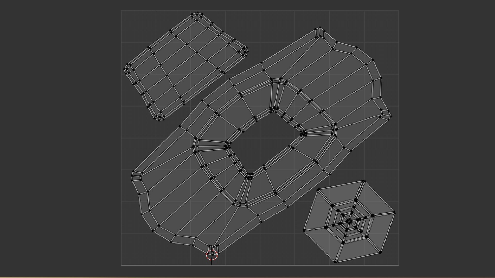 TV Ports Low-poly 3D model_29