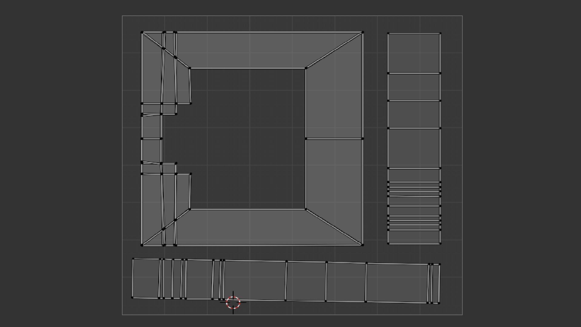 TV Ports Low-poly 3D model_45