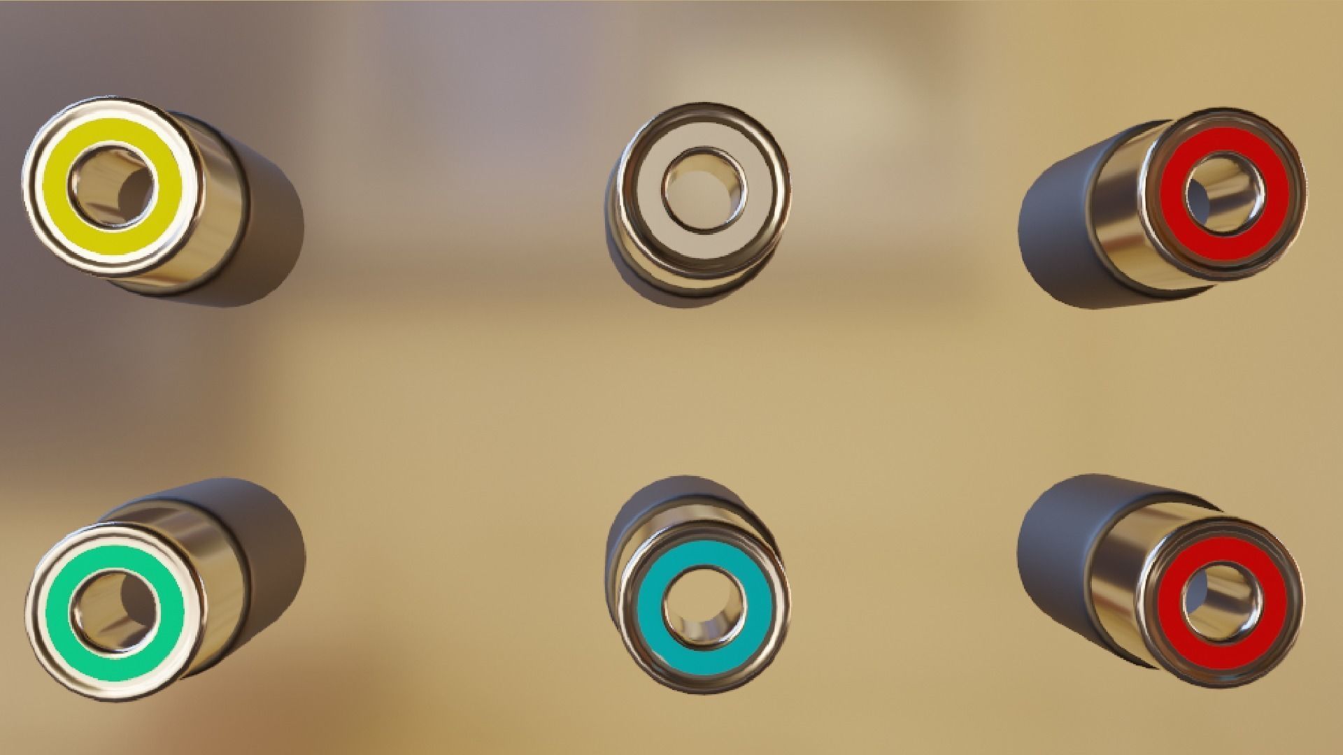 TV Ports Low-poly 3D model_9