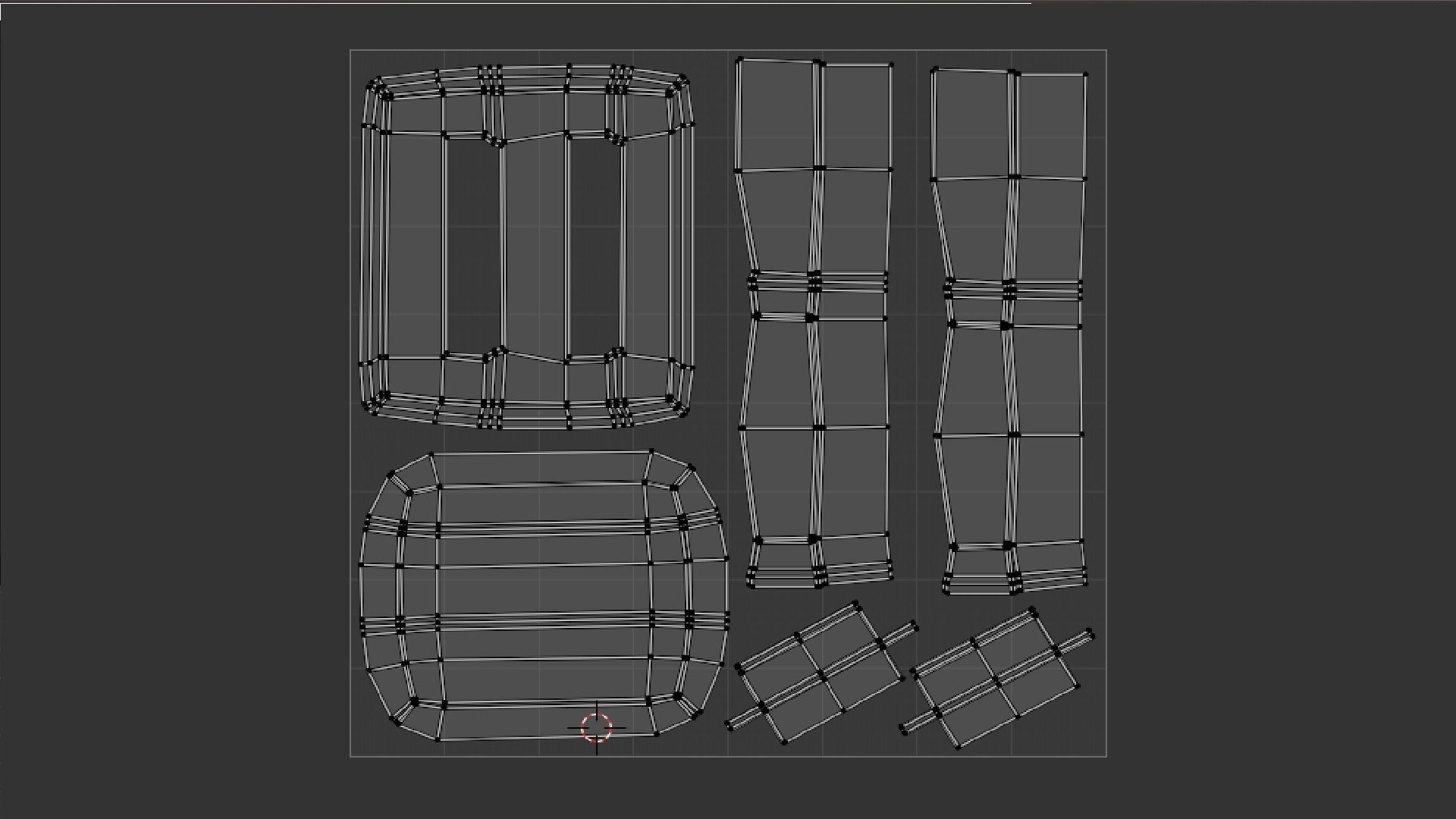 TV Ports Low-poly 3D model_20