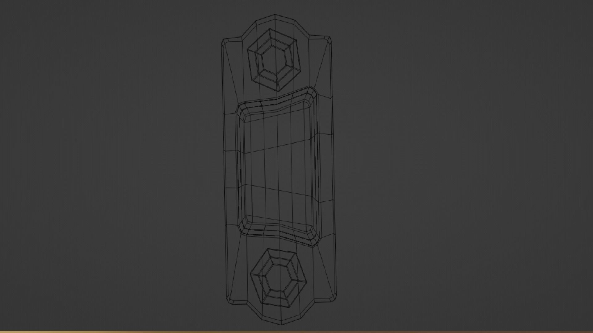 TV Ports Low-poly 3D model_31