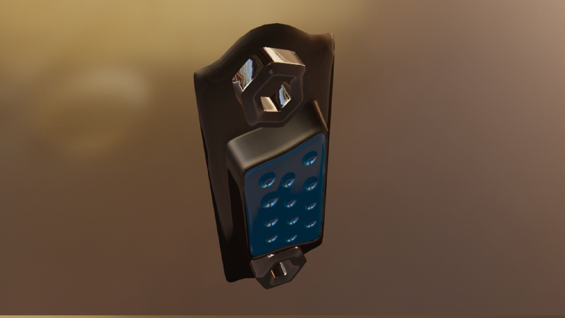 TV Ports Low-poly 3D model_30