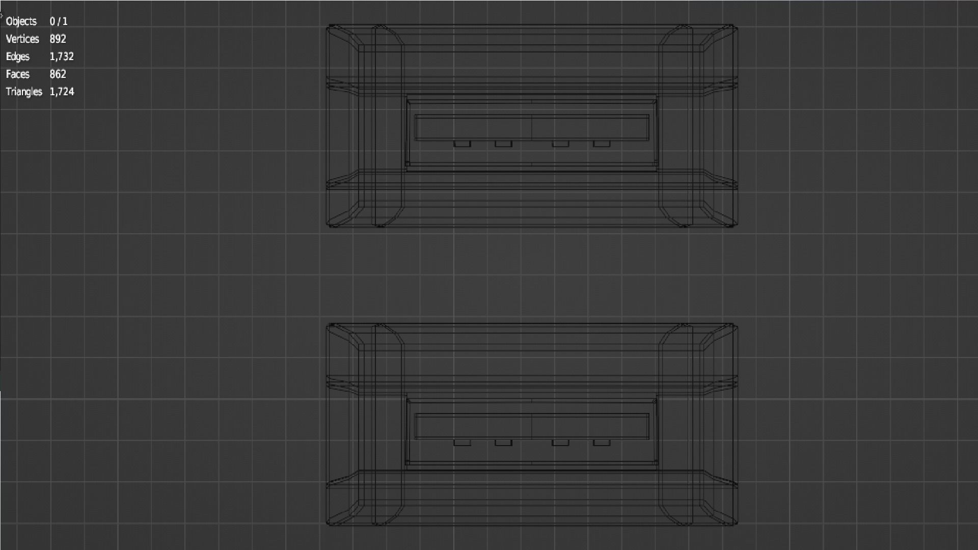 TV Ports Low-poly 3D model_38
