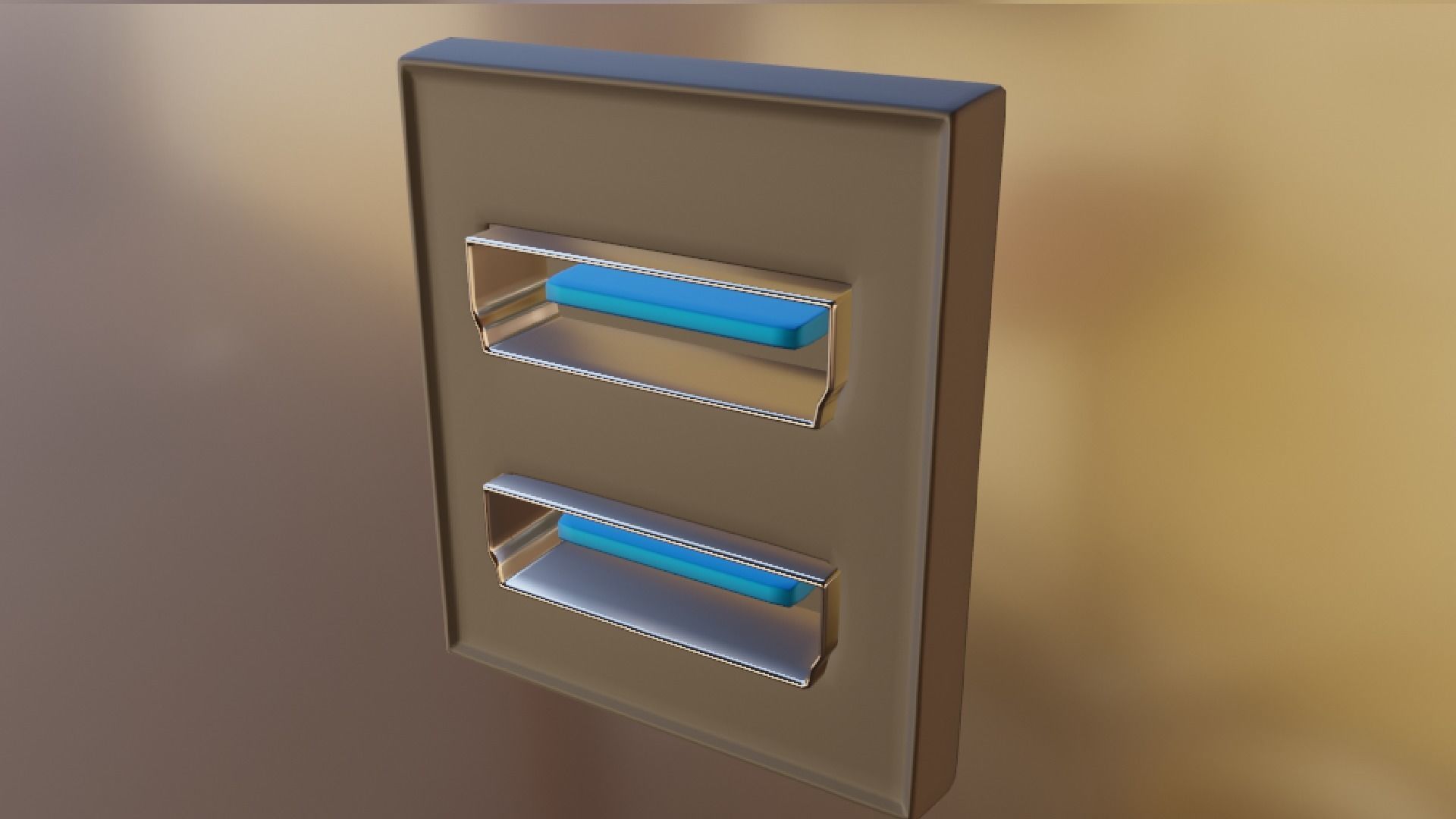 TV Ports Low-poly 3D model_26