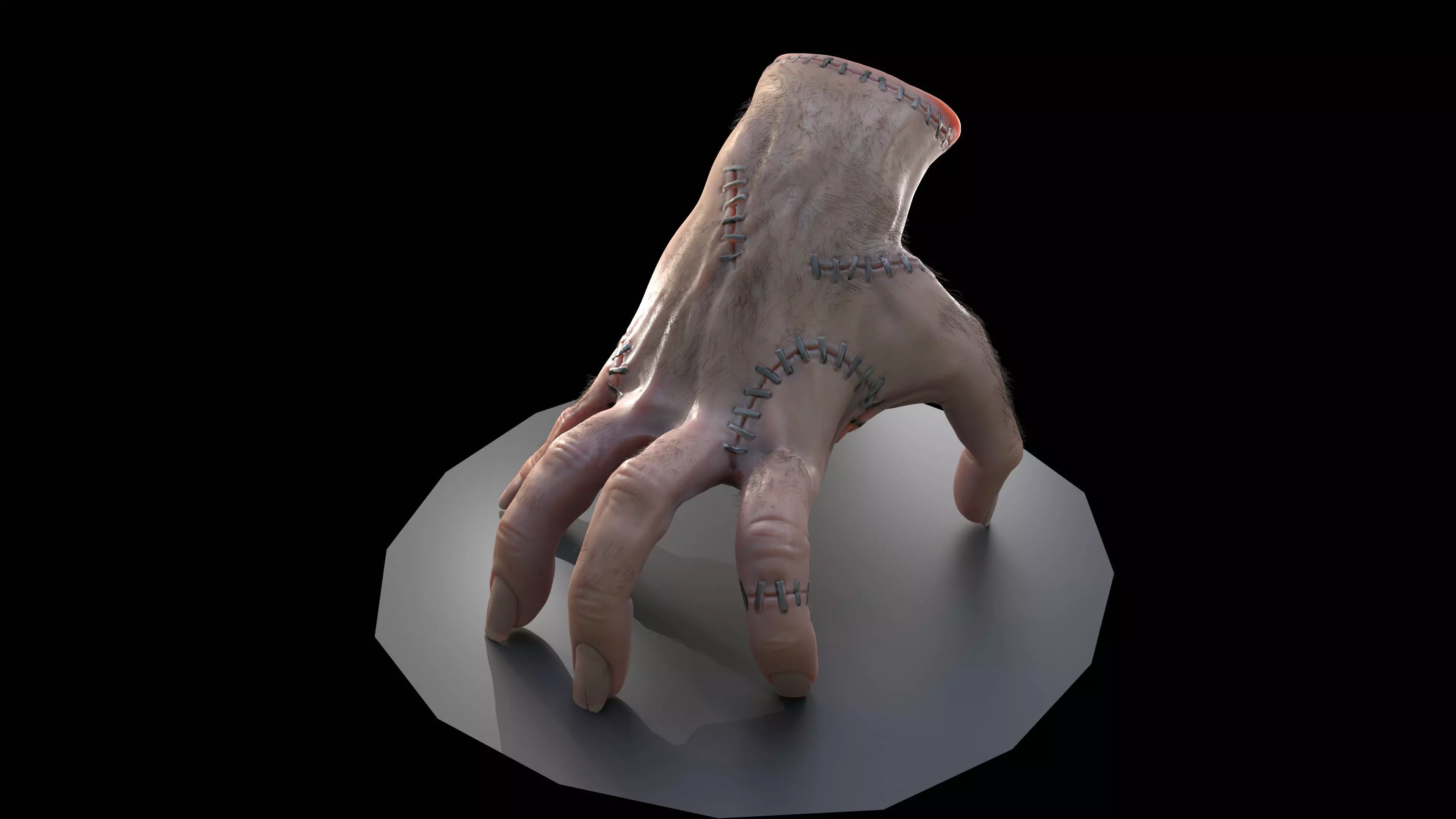 The thing Rigged Model-Highpoly Model-Animated Free low-poly 3D model