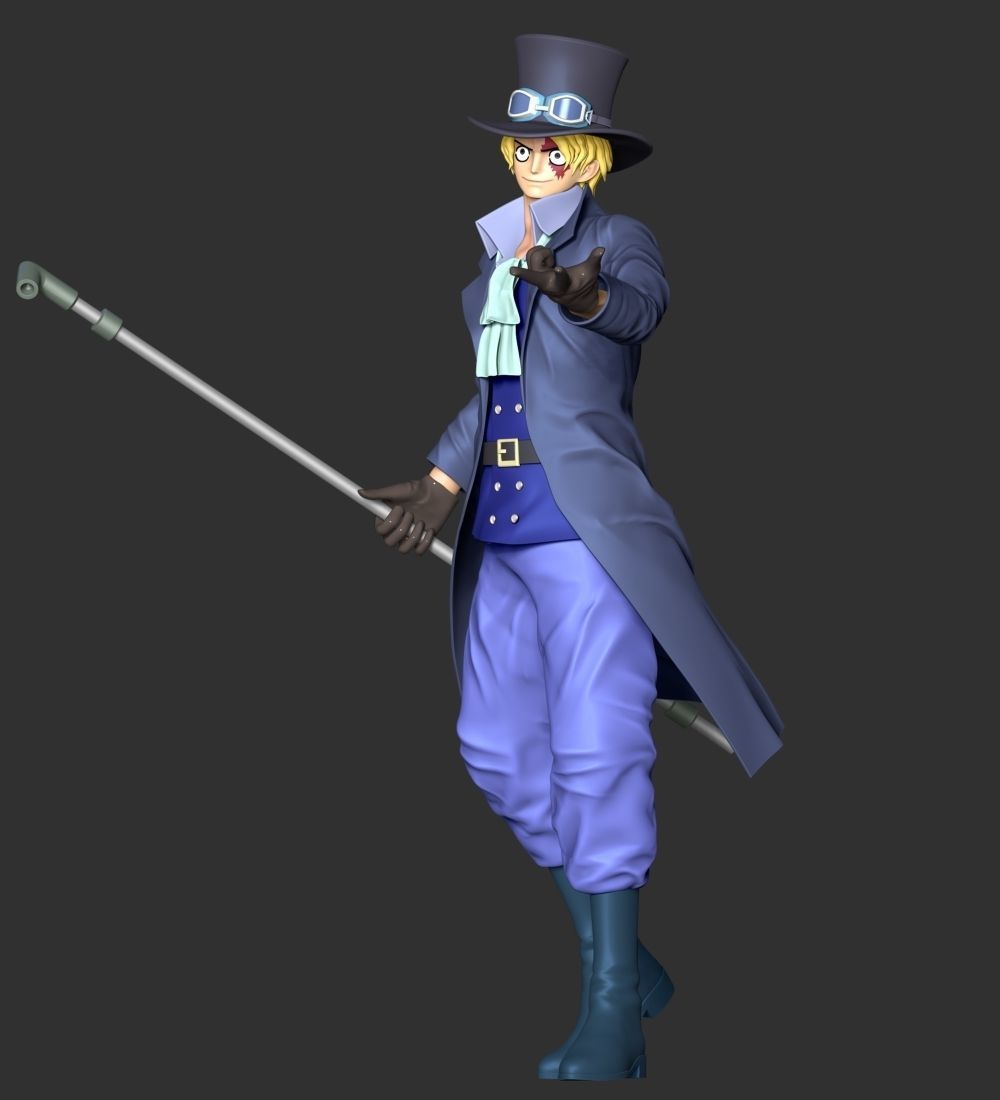 One Piece - Sabo 3D print model_3