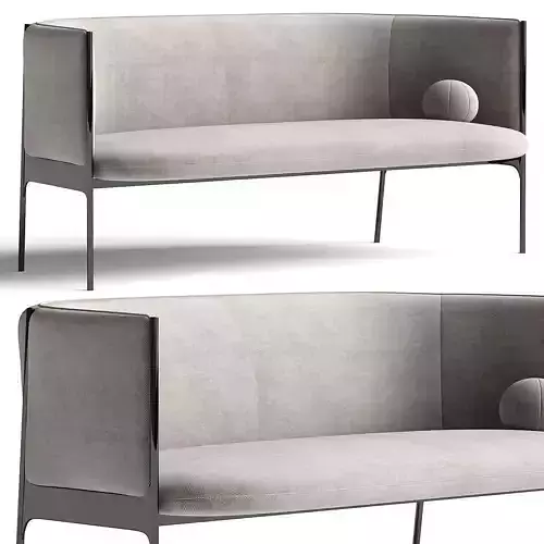 Sofa Sepal Wendelbo Low-poly 3D model