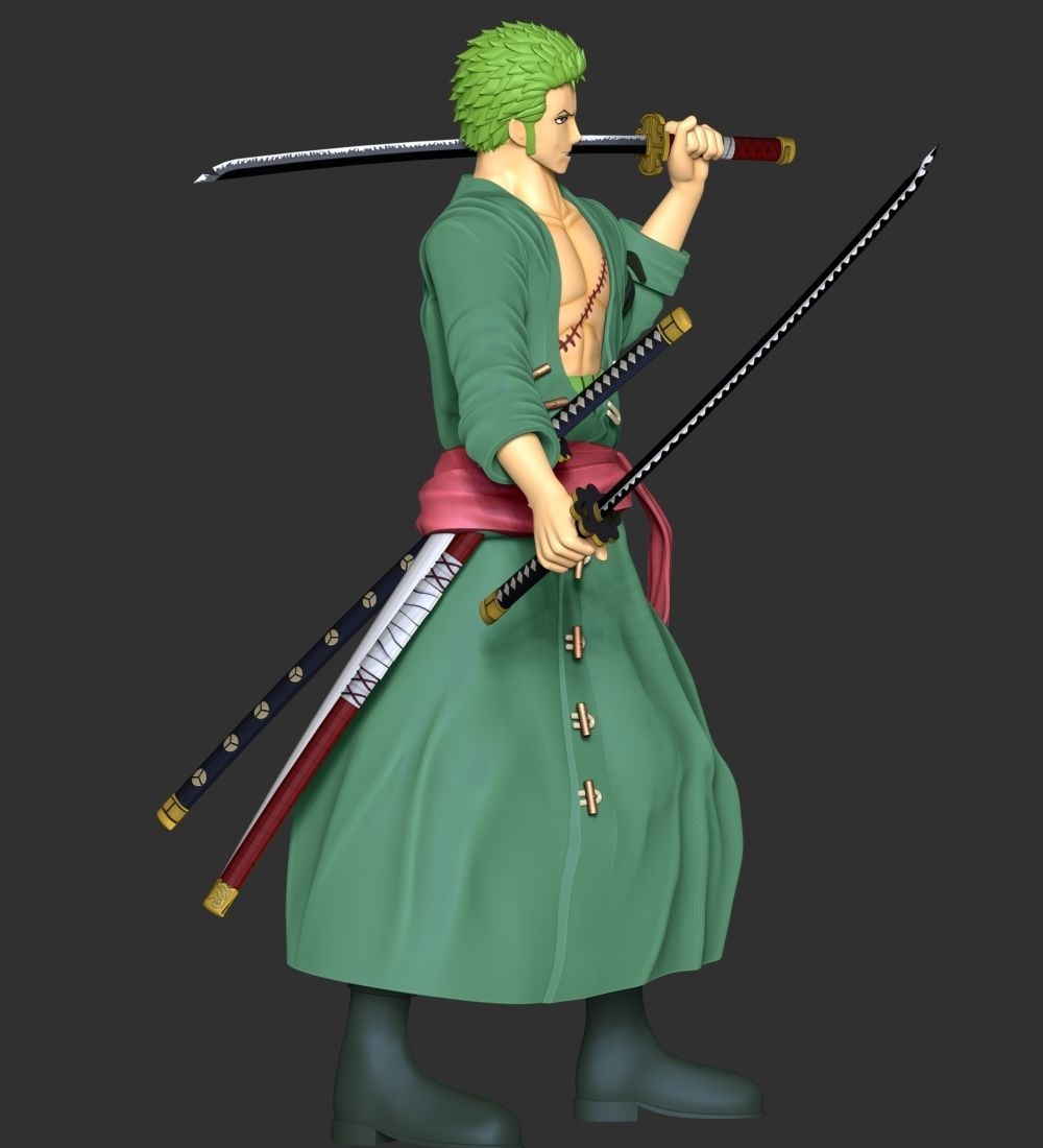 One Piece - Roronoa Zoro 3D print model_6
