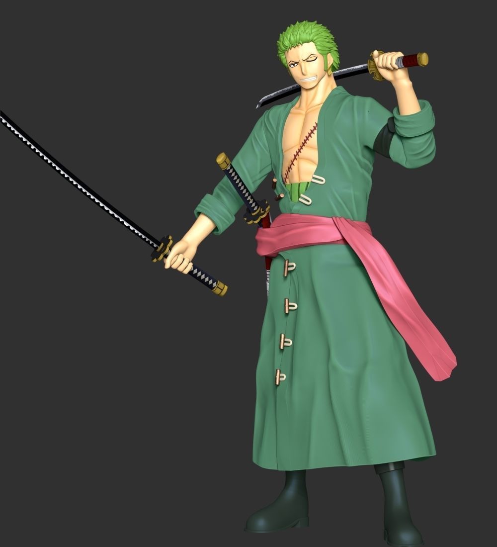 One Piece - Roronoa Zoro 3D print model_5