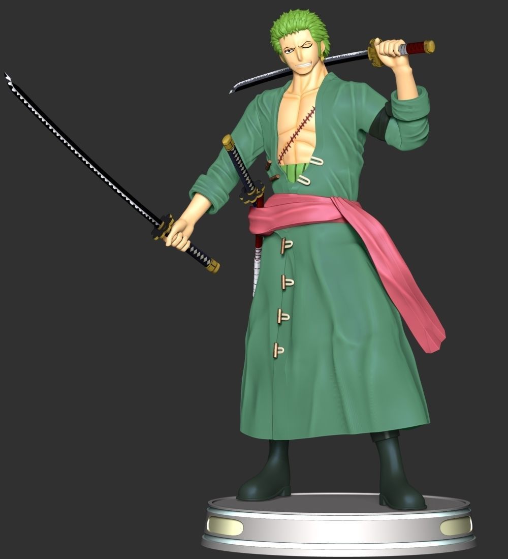 One Piece - Roronoa Zoro 3D print model_1