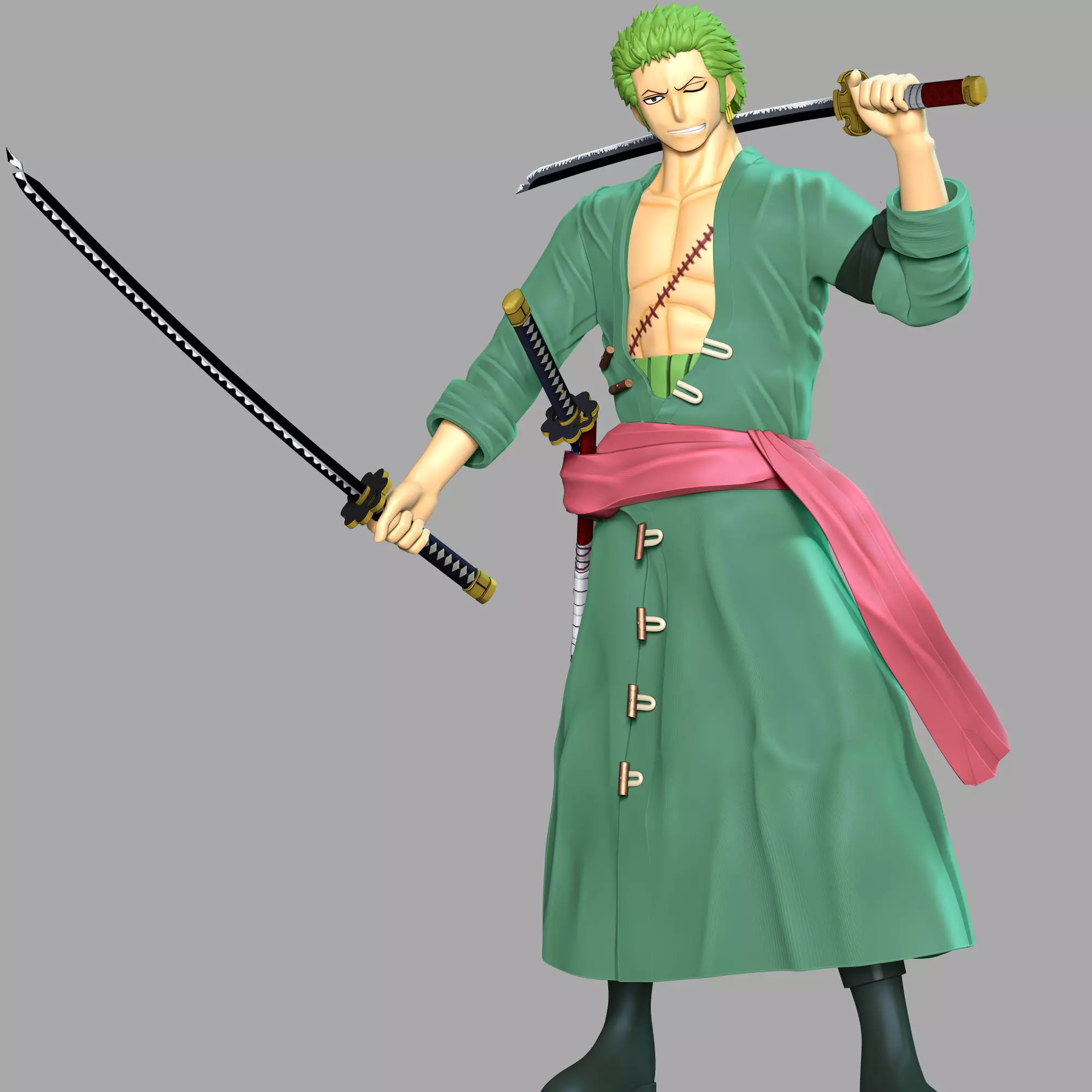 One Piece - Roronoa Zoro 3D print model_0