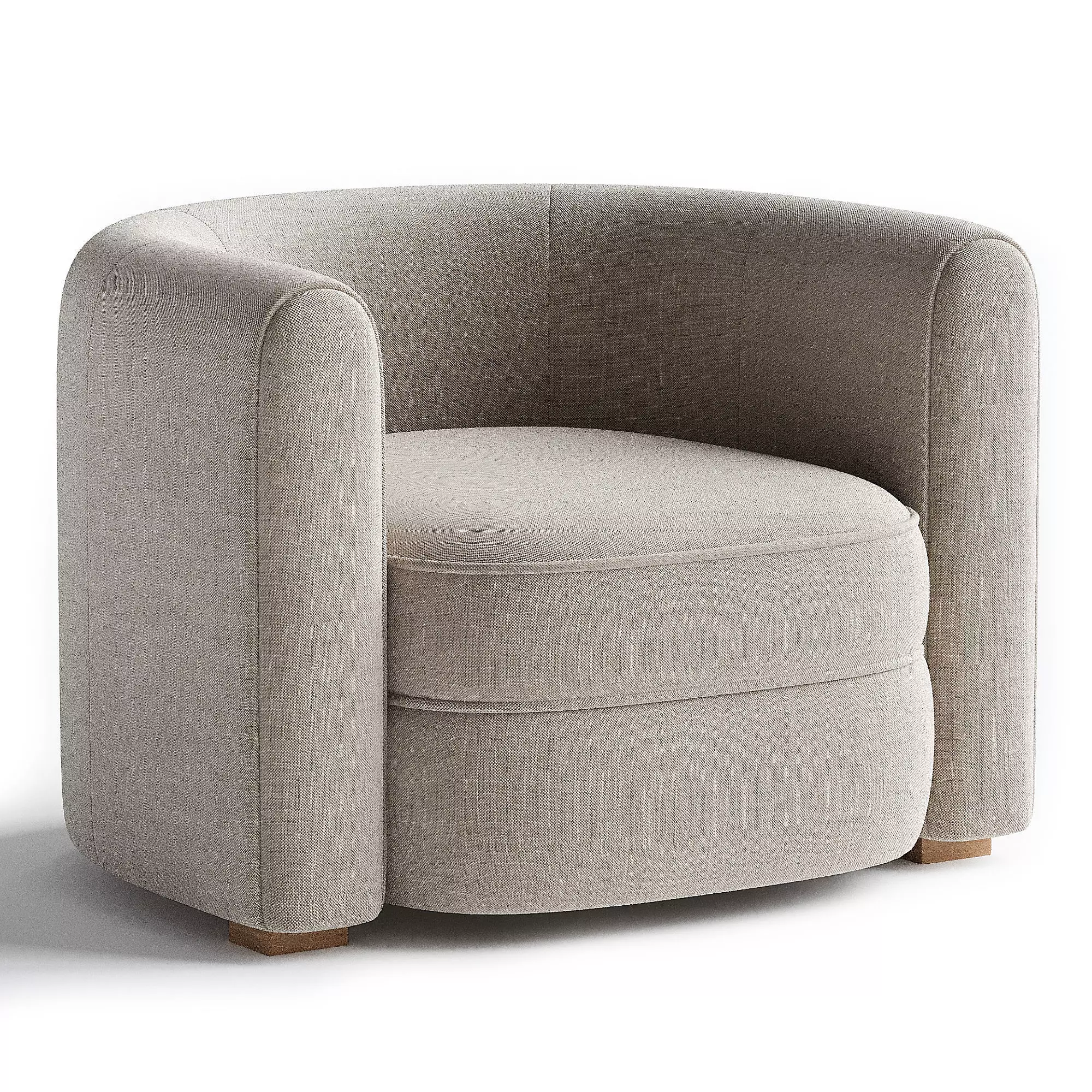 Buenos aires Armchair Low-poly 3D model