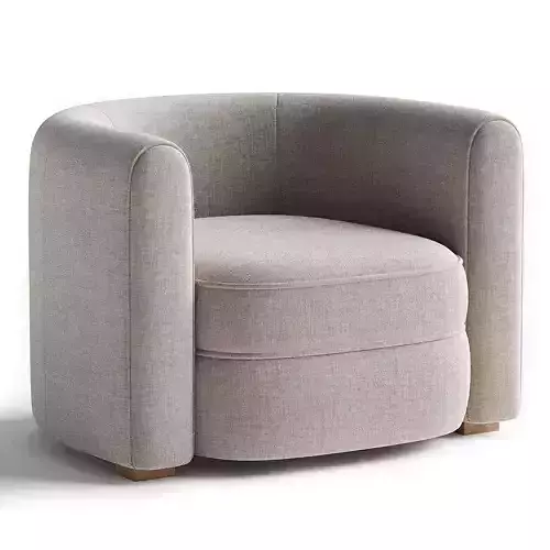 Buenos aires Armchair Low-poly 3D model