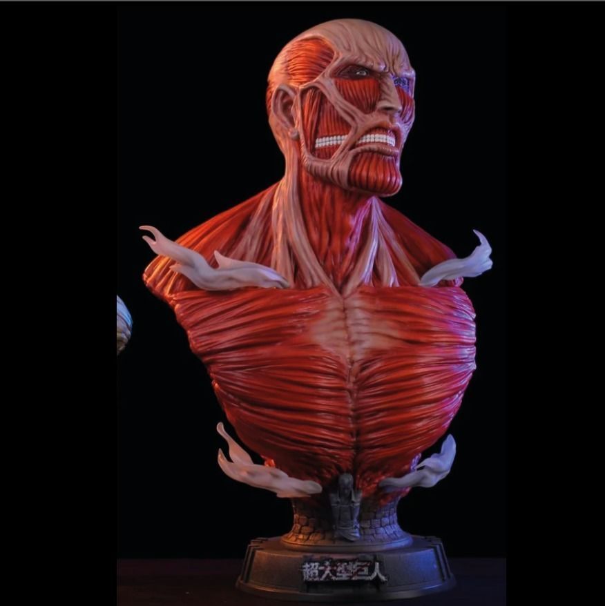 Pack bust titan SNK 3D print model_17