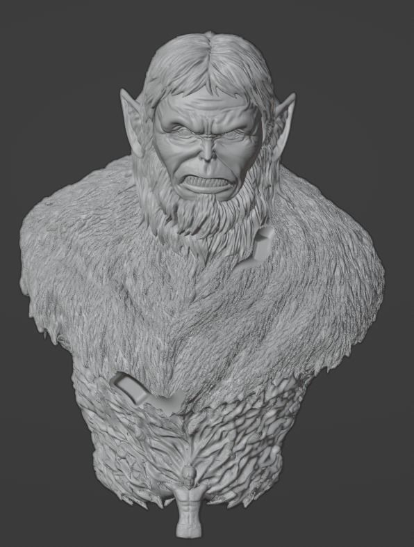 Pack bust titan SNK 3D print model_12