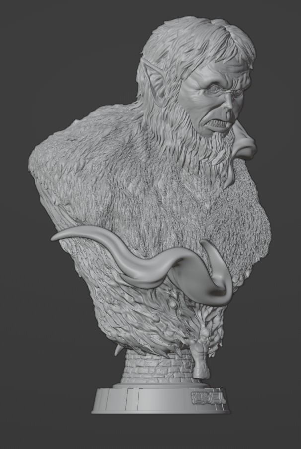 Pack bust titan SNK 3D print model_8