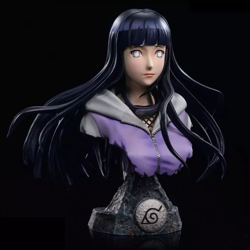 Bust Hinata Hyuga 3D print model_0