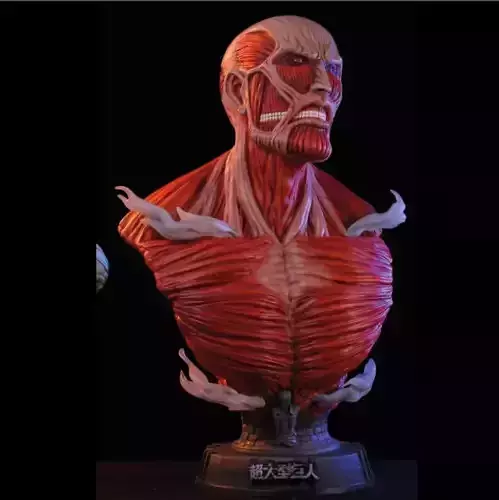 Bust Colossal Titan 3D print model