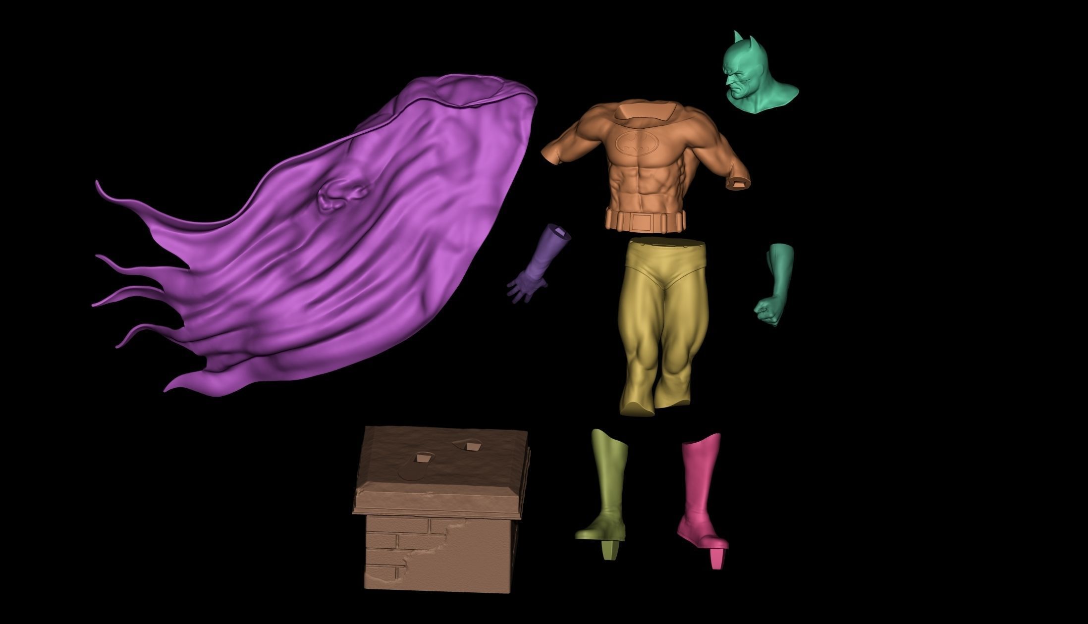 Batman 3D print model_11