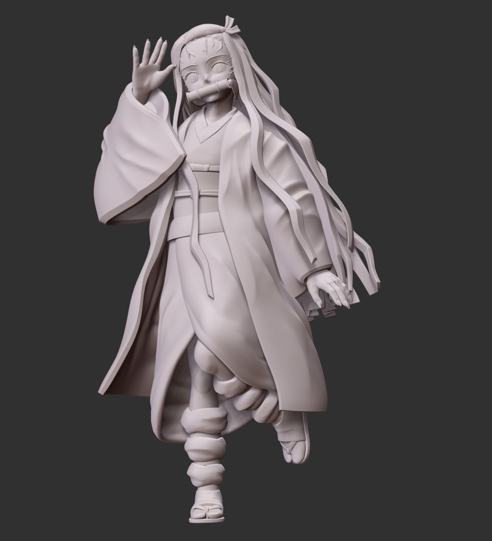 Demon Slayer - Nezuko Kamado 3D print model_4