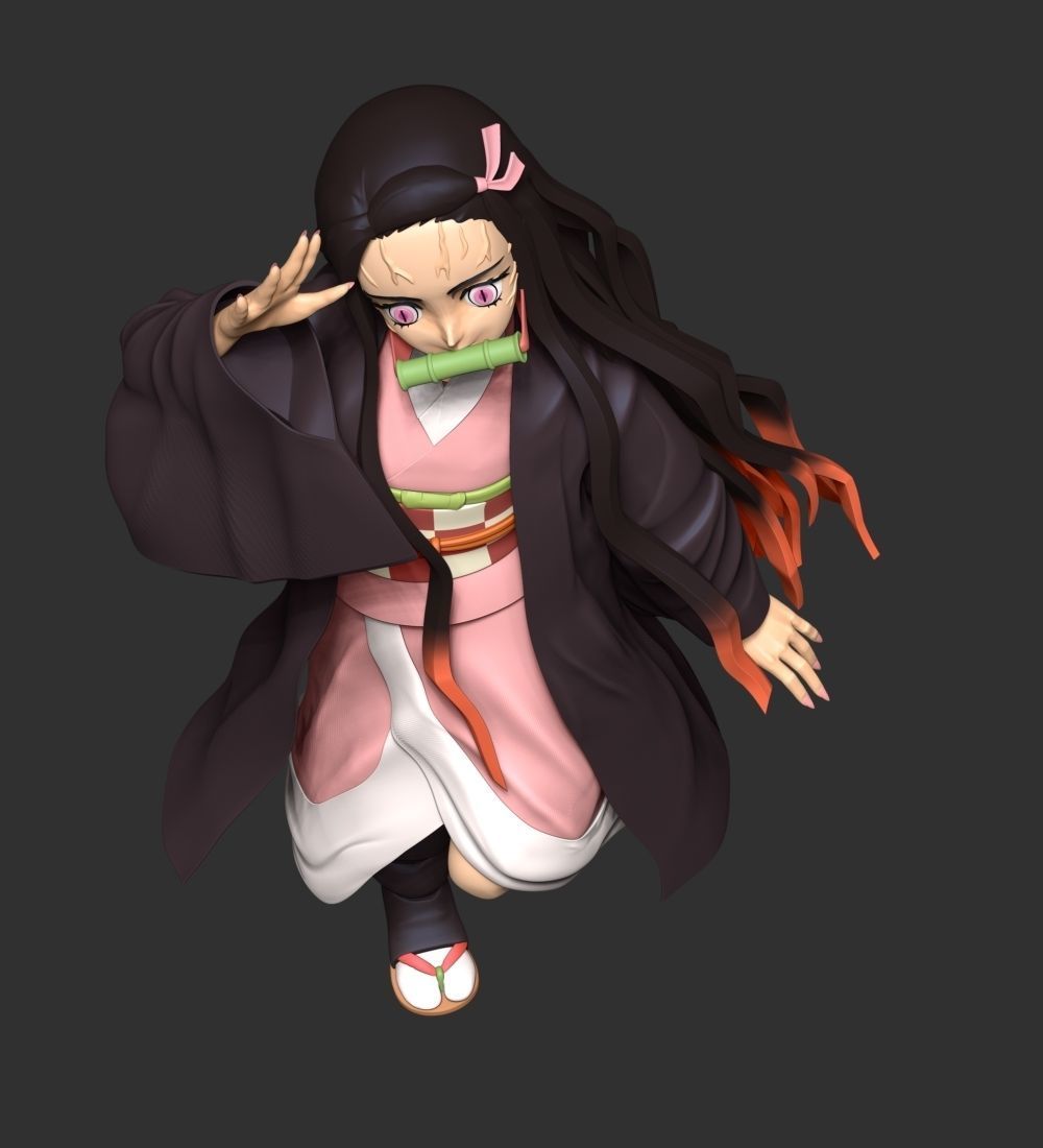 Demon Slayer - Nezuko Kamado 3D print model_8