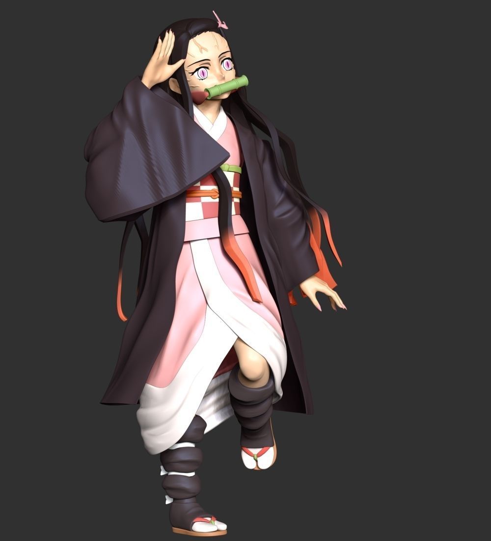 Demon Slayer - Nezuko Kamado 3D print model_5