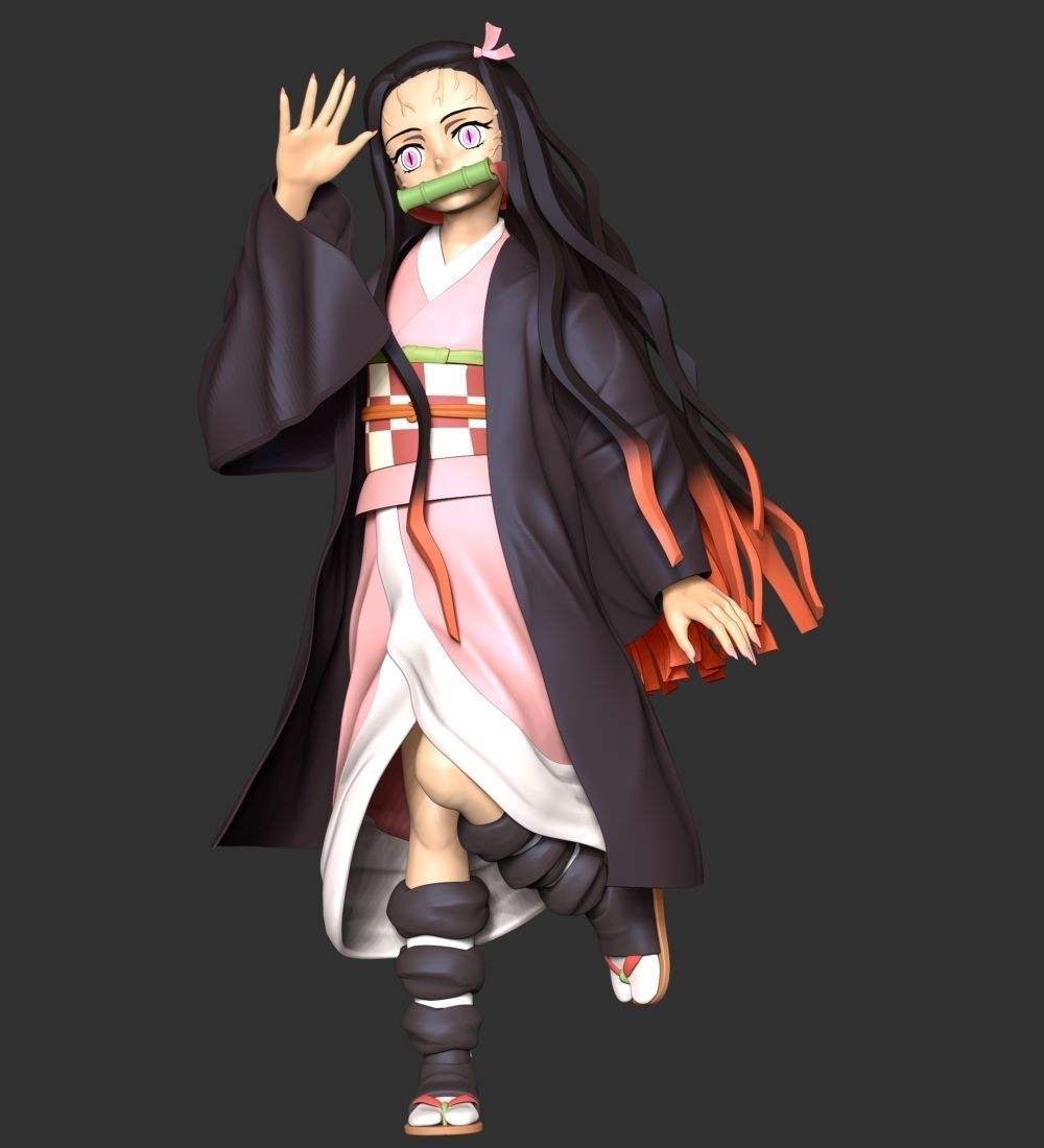 Demon Slayer - Nezuko Kamado 3D print model_3