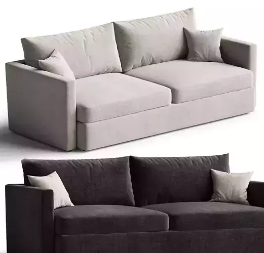 Kingston Sofa Low-poly 3D model