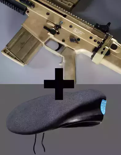 Assault Rifle and Black Beret 