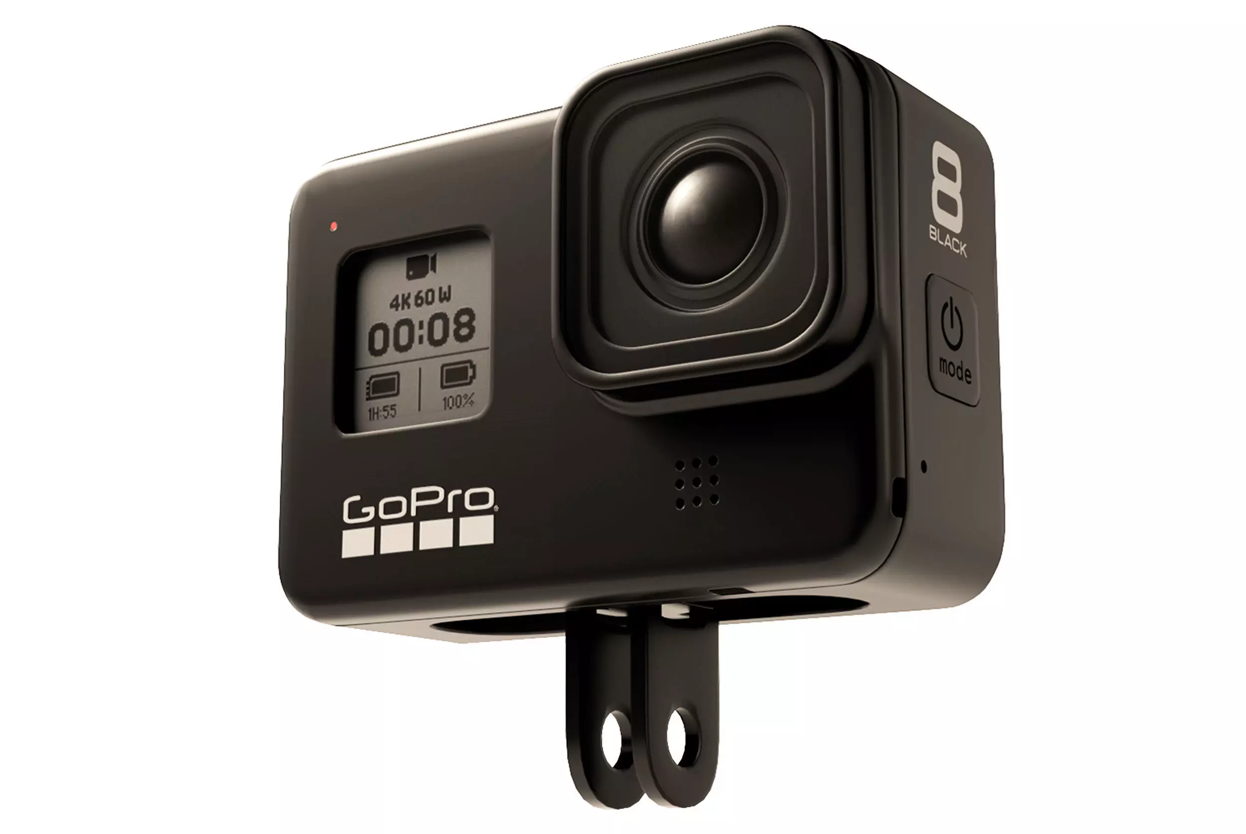 Go Pro HERO 8 Black Low-poly 3D model_0