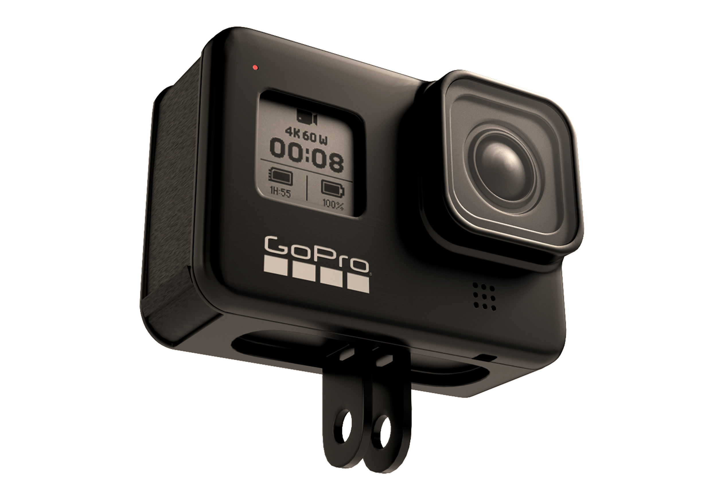 Go Pro HERO 8 Black Low-poly 3D model_3