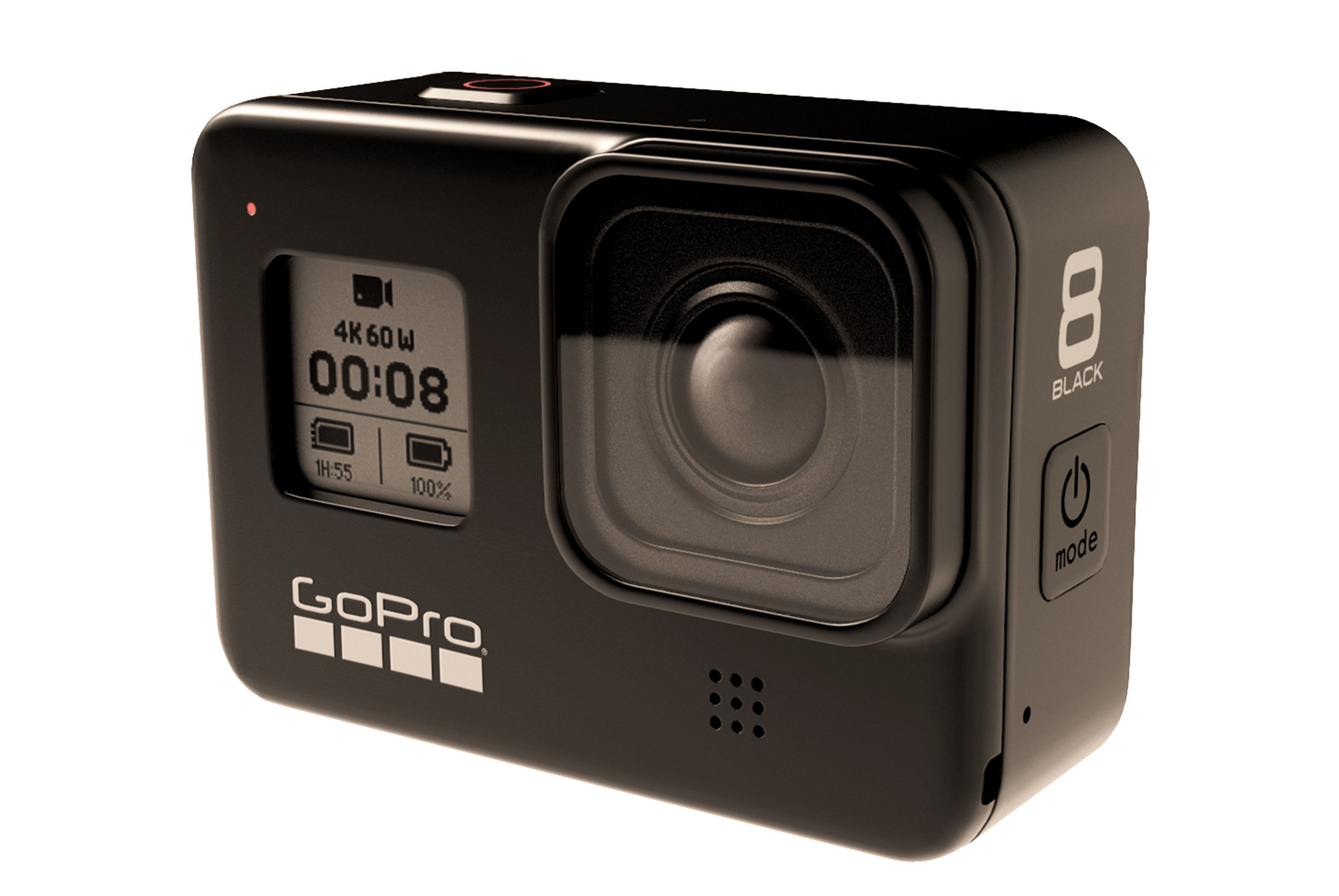 Go Pro HERO 8 Black Low-poly 3D model_1