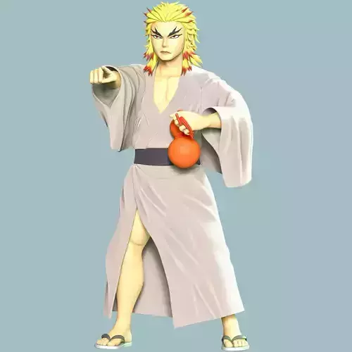 Demon Slayer - Shinjuro Rengoku 3D print model