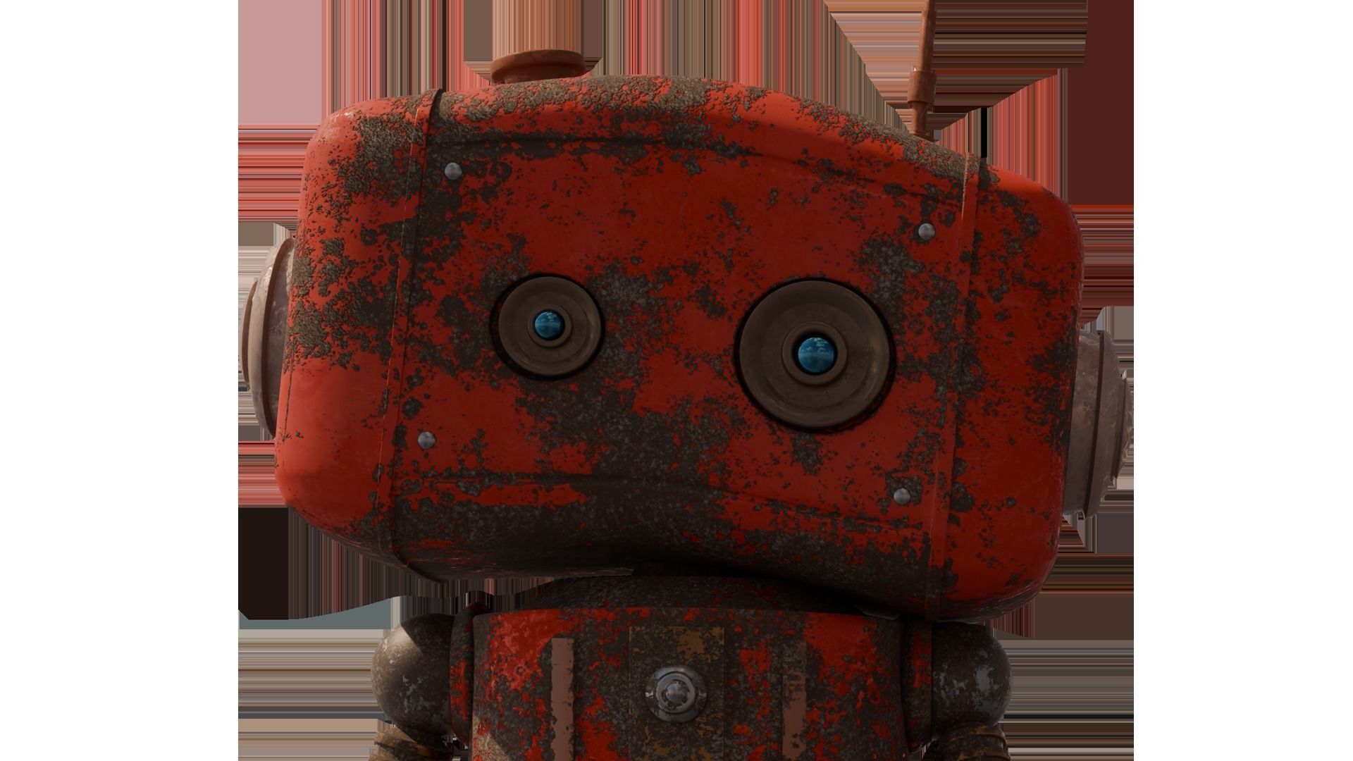 Rusted Robot 3D model_12