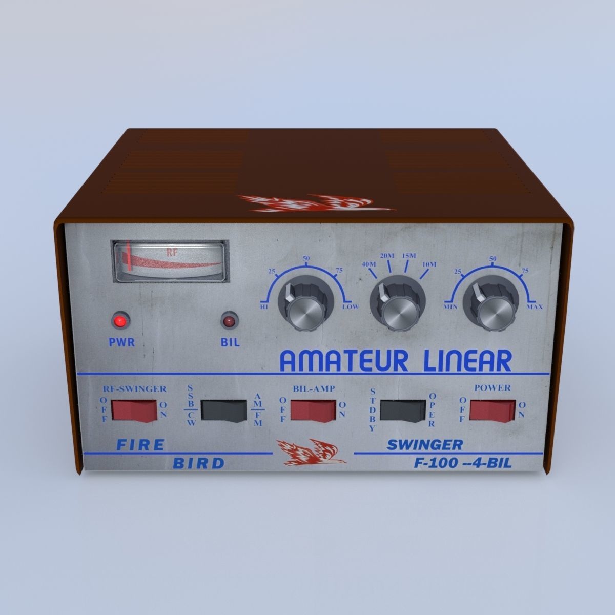 Fire Bird - Swinger F-100-4-BIL 3D model_1